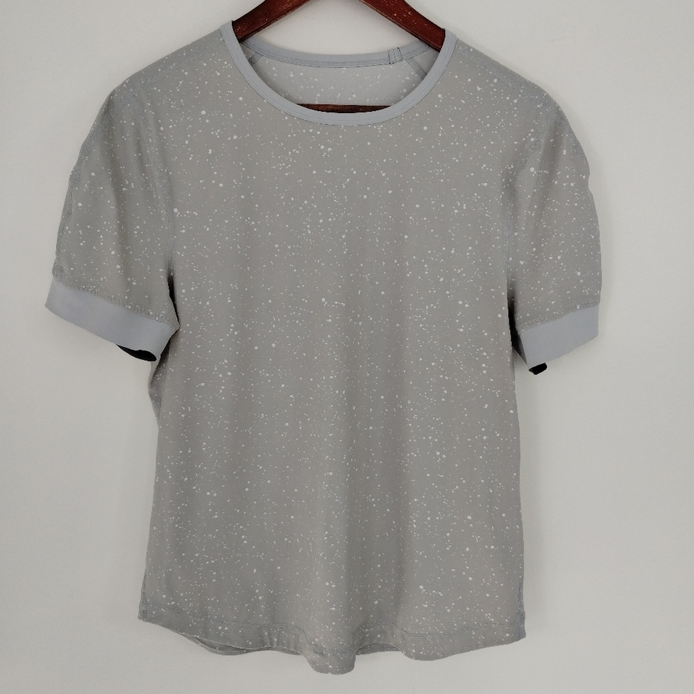 Lululemon Ocean Tech Short Sleeve Top Size Medium